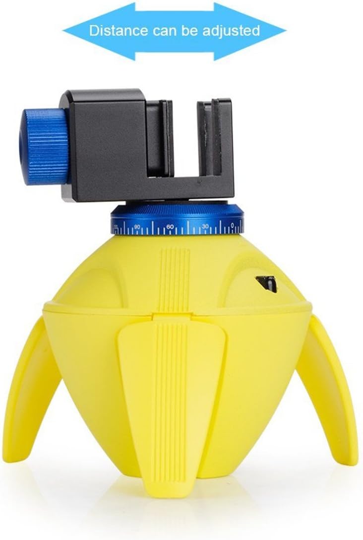 TKHOT PC-100 Tripod Selfie Sticks Holder Photography Remote Control Self-timer Robot Mini Panorama 360 Degree Rotation Tripod Heads FOR Phone GoPro 2/3/4 Cameras (yellow)