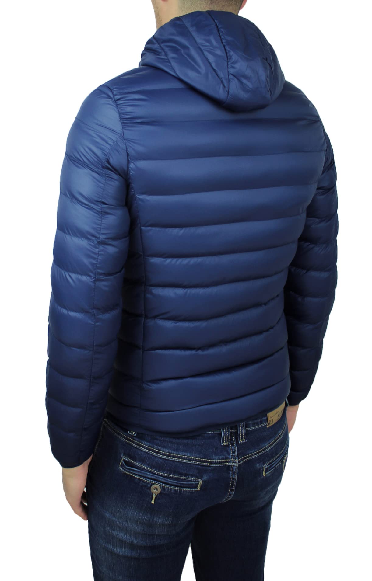 Evoga Piumino uomo Class invernale giubbotto giacca bomber con cappuccio