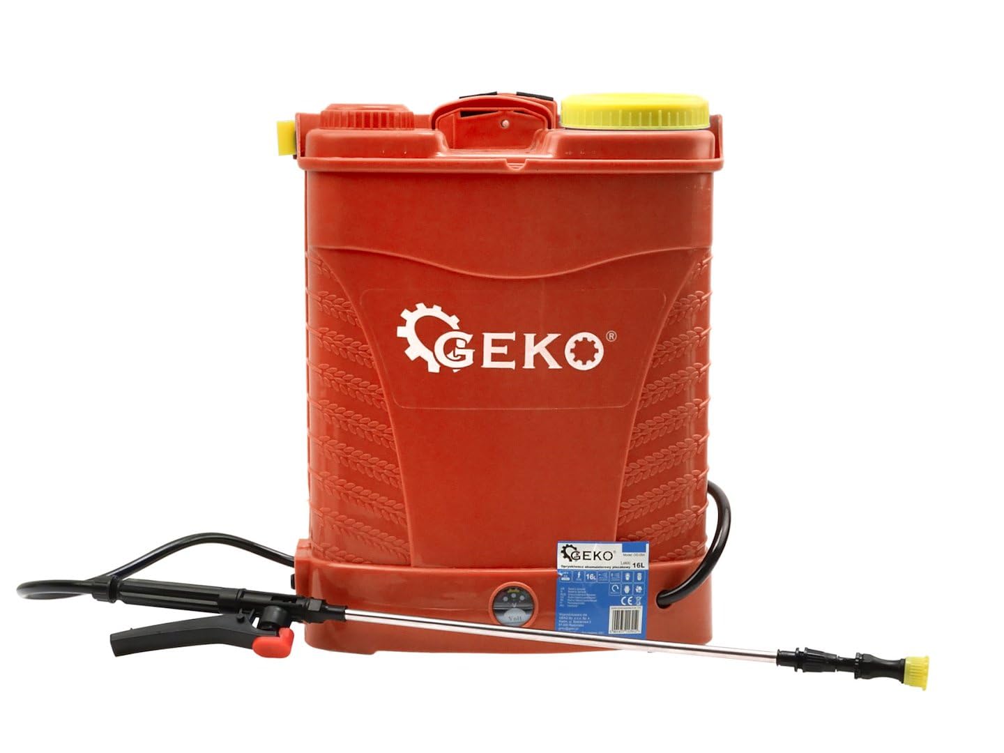 BSD Pulverizador eléctrico de mochila 16L - Batería, ligero y ergonómico para uso agrícola y jardinería, ideal para protección y mantenimiento de cultivos.
