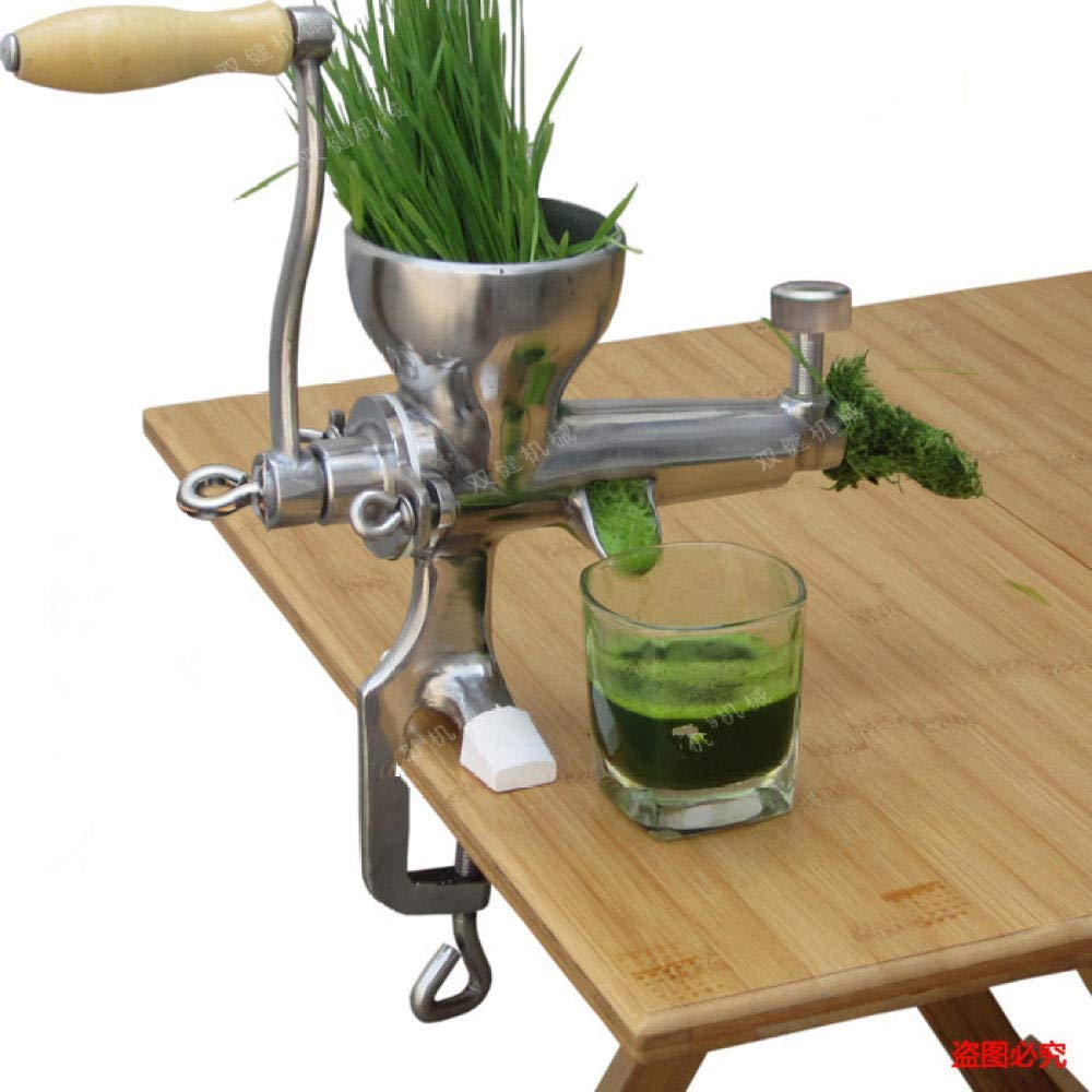Juicer Stainless Steel Manual Hand Wheat Grass Wheatgrass Slow Juicer Vegetables Orange Extractor Machine