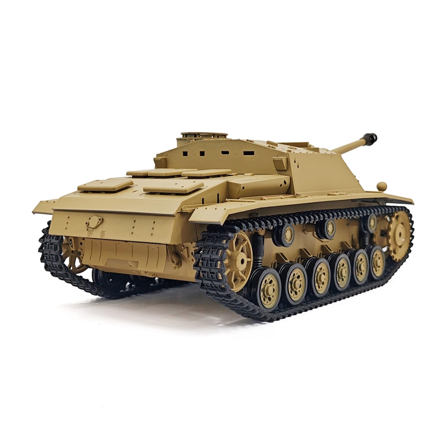 1/16 Henglong 7,0 Mainboard Deutscher Stug III RTR Kunststoff RC-Panzer-Modell 3868 BB IR Stahlgetriebe 1800MAH Batterie Radio Sound Licht