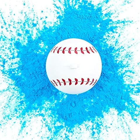 Ultimate Party Supplies Gender Reveal Baseball | Blue Exploding Powder Baseball | Gender Reveal Party Ideas Cover