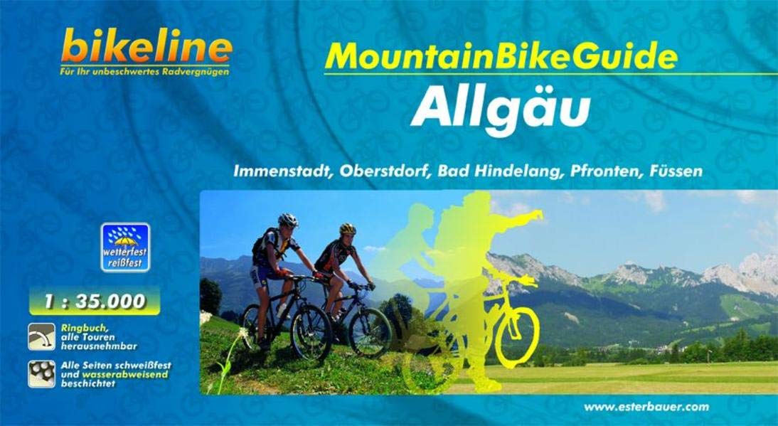 mountainbike guide allgäu bikeline MountainbikeGuide Allgäu: Immenstadt, Oberstdorf, Bad Hindelang, Pfronten, Füssen, 750 km, 1:35.000, 750 km, wetterfest/reißfest, GPS-Tracks-Download : Esterbauer Verlag Bücher VORTEILS-SETS:2x Bodybutter (5% Sparen) 2 Stücke Stichfeste Bissfest hund