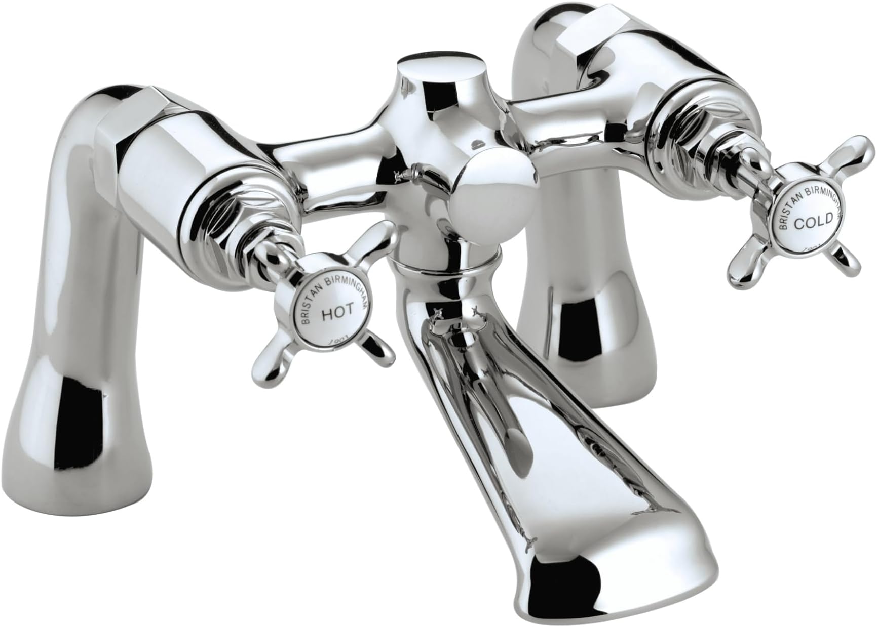 N BF C CD 1901 Pillar Bath Filler - Chrome
