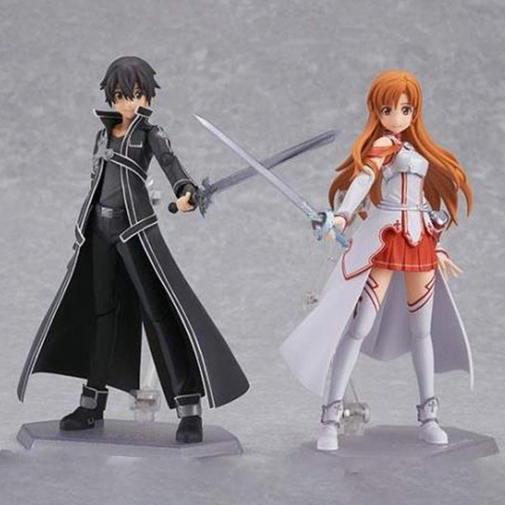 Buy Sword Art Online Kirito & Asuna Action Figures 15cm Kirito Kazuto