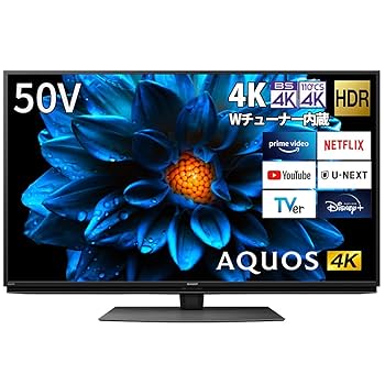Amazon | シャープ 50V型 4K 液晶 テレビ AQUOS 4T-C50DN2 N