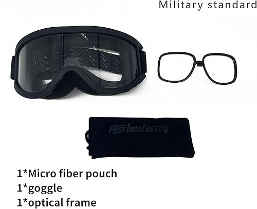 Miniatura 9 de HUNTERSKY Airsoft - Gafas de paintball tácticas, protección contra impactos balísticos de grado militar