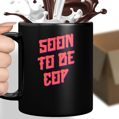 Bemrag Beak Funny Cop Appreciation Gift, Perfect For Son's Entrance To The Police Force, Novelty Quote On 11oz Ceramic Coffee Mug