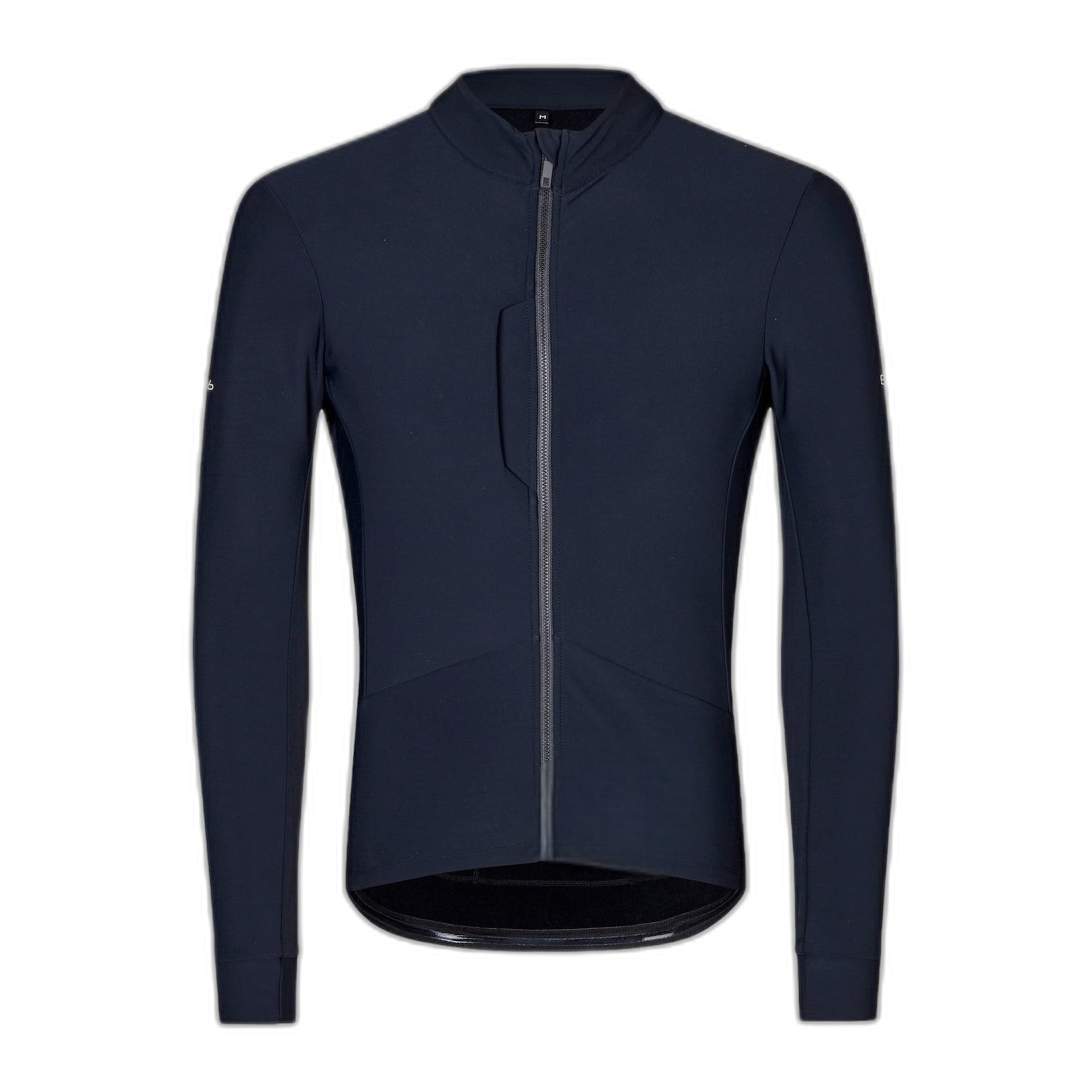 Cykelfleece Termiczna Koszulka Kolarska z Długim Rękawem Unisex – Premium Cycling Fleece na Chłodne Dni 5-15°C z Zamkiem i Polarową Podszewką