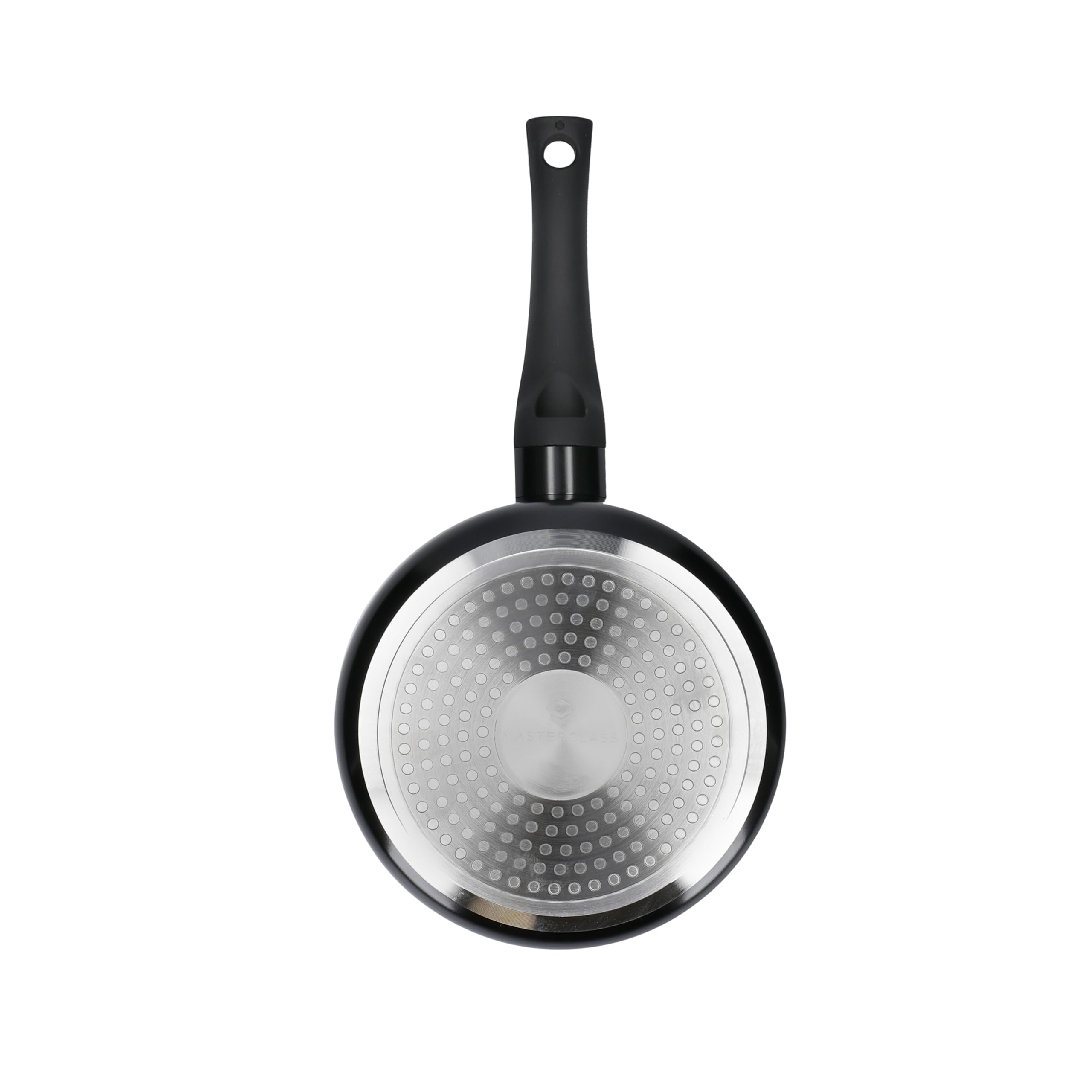 MasterClass Pentola Antiaderente Eco in Alluminio, con Base in Ferro Inossidabile e Rivestimento in Ceramica Naturale, Utilizzabile su Tutti i Piani Cottura, Compreso quello a Induzione, 18 cm