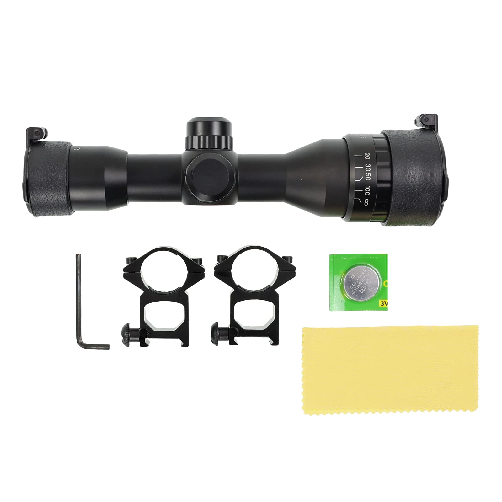 X-Bow FMA 4x32 AOIR - Zielfernrohr; auch Weite Distanzen erreichen - das Visier ist Wasser-, Nebel- und prellschlagfest, Scope für Luftgewehr und Armbrust