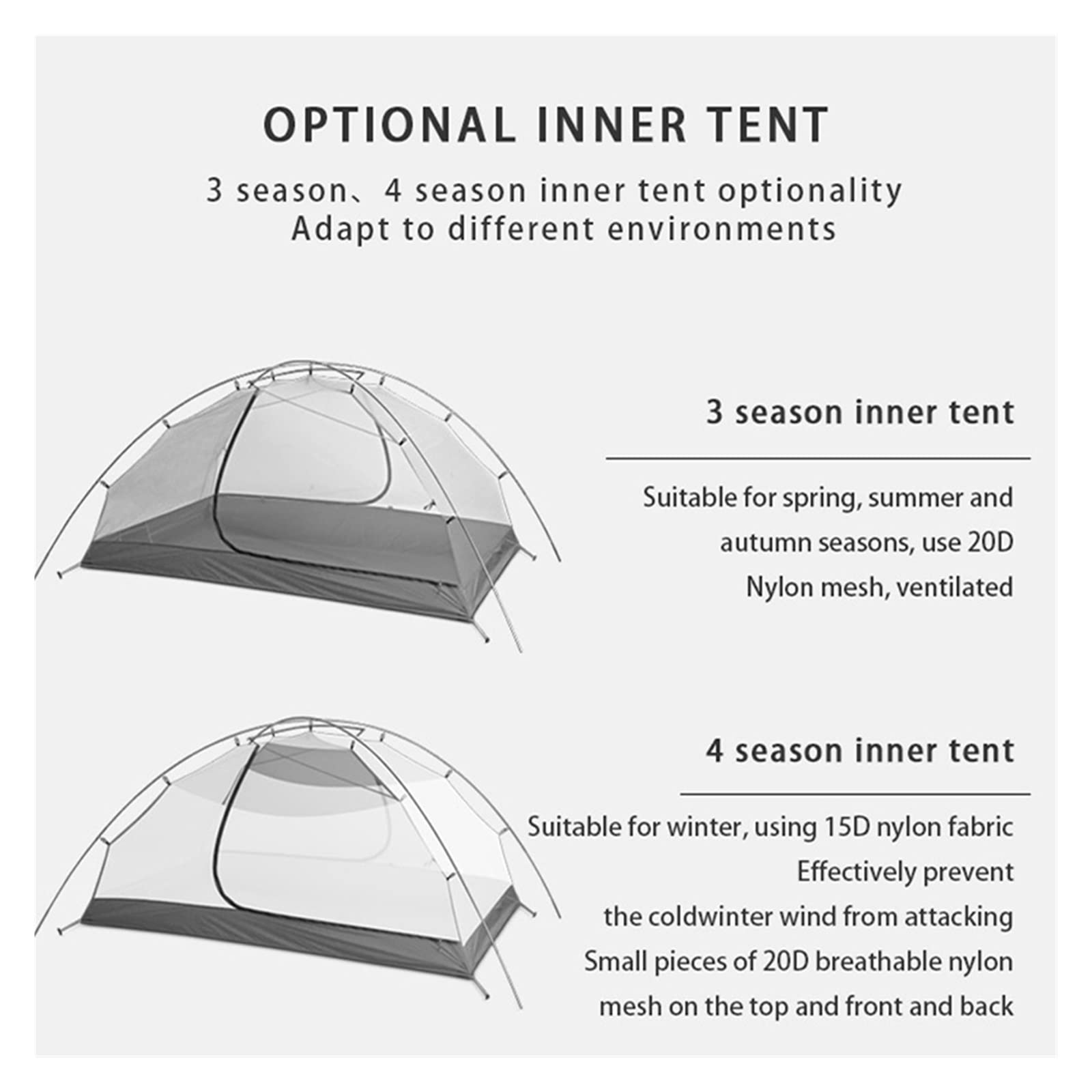 3F UL GEAR TAIJI 2人用　軽量テント Amazon.co.jp: 3F UL GEAR TAIJIテント 1-4人用 一体式 自立