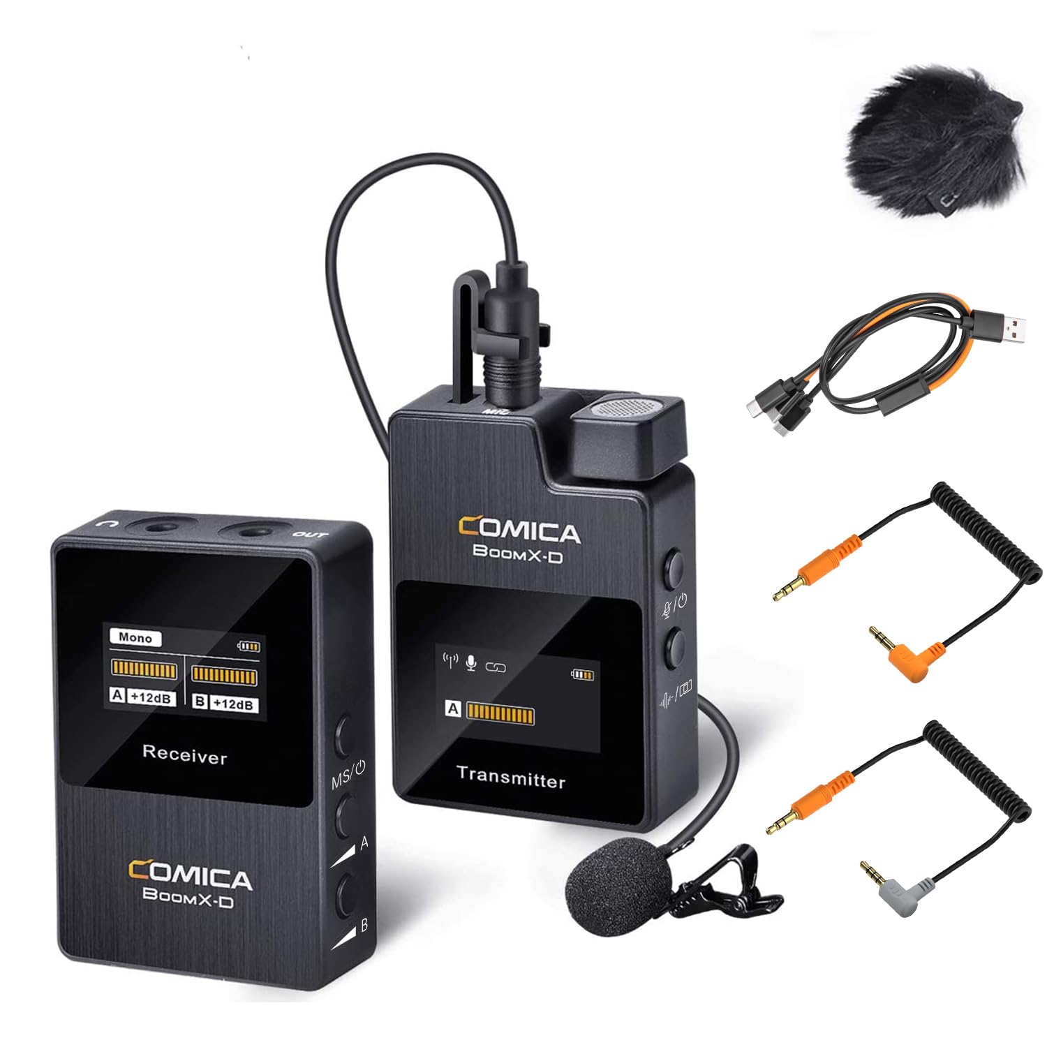 Amazon | Comica BoomX-D1 ワイヤレスマイクシステム 2.4G
