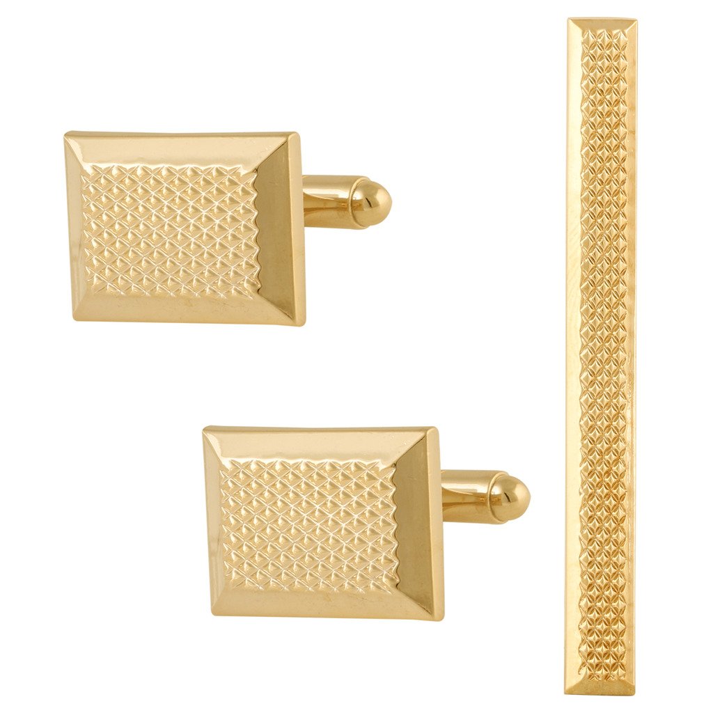 TRIPIN Cufflinks and TIE PIN Set for Men Golden Gold Colour for Office Corporate Party French Cuff Shirts Shirt Suit Blazer in A Gift Box TSTZZGOLDSET510 (B01CS4VJJ6) Amazon Price History, Amazon Price Tracker
