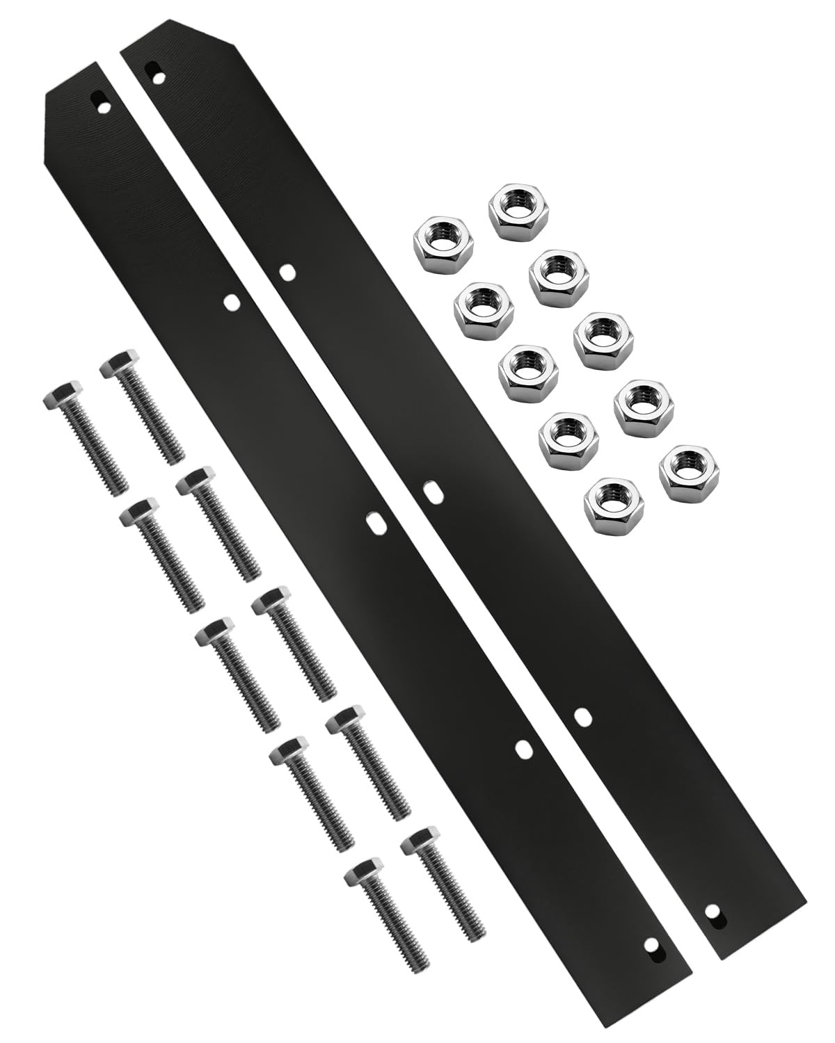 M75679 Cutting Edge Scraper Bar, Heavy Duty 1/2" Poly Replacement Blade Compatible with John Deere 54" Front Mount Snow Plow