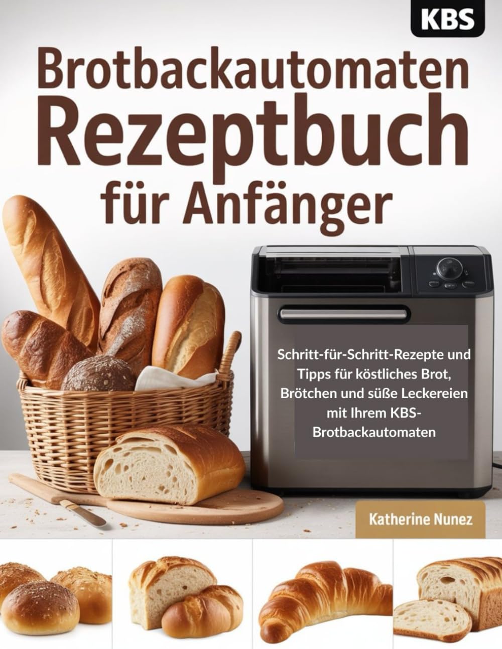 Brotbackautomaten rezeptbuch für Anfänger: Schritt-für-Schritt-Rezepte und Tipps für köstliches Brot, Brötchen und süße Leckereien mit Ihrem KBS-Brotbackautomaten