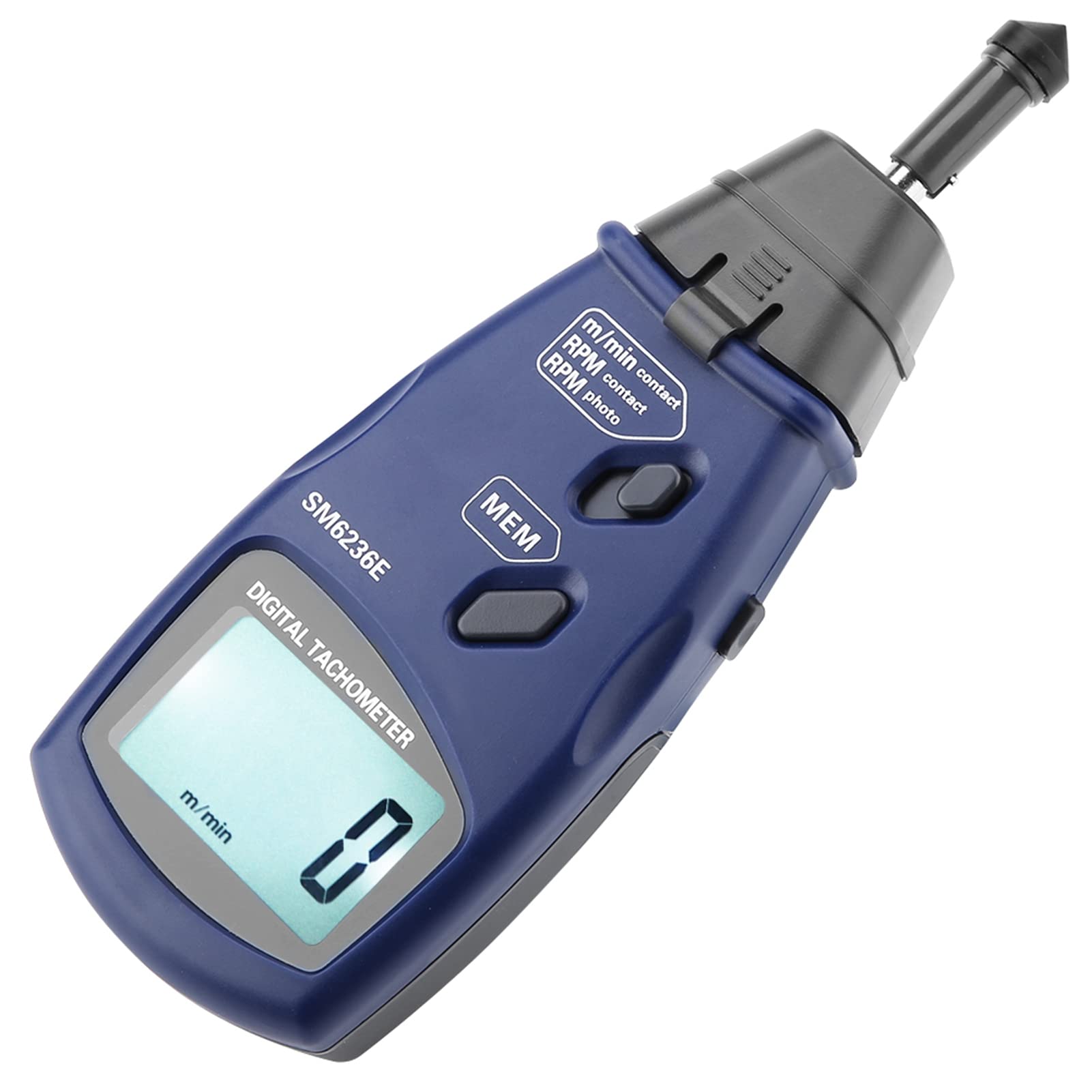 KIMISS SM6236E -/-Drehzahlmesser – Premium 5-stelliger LCD-Rotationsmesser mit Erweiterten Messfunktionen