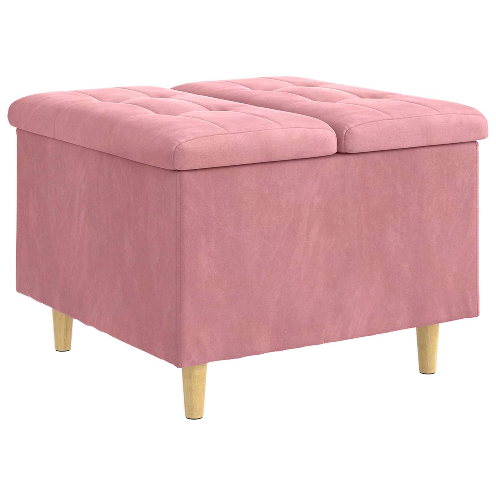 Tabouret de bar moderne : finissez-en avec le désordre grâce au rangement en velours rose