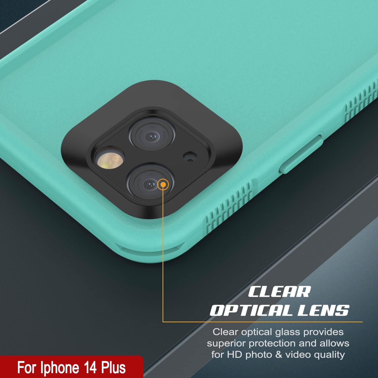 Punkcase Designed for iPhone 14 Plus Waterproof Case [Aqua Series] [Slim Fit] [IP68 Certified] [Shockproof] [Dirtproof] [Snowproof] Armor Cover for iPhone 14 Plus (2022) (6.7") [Blue]