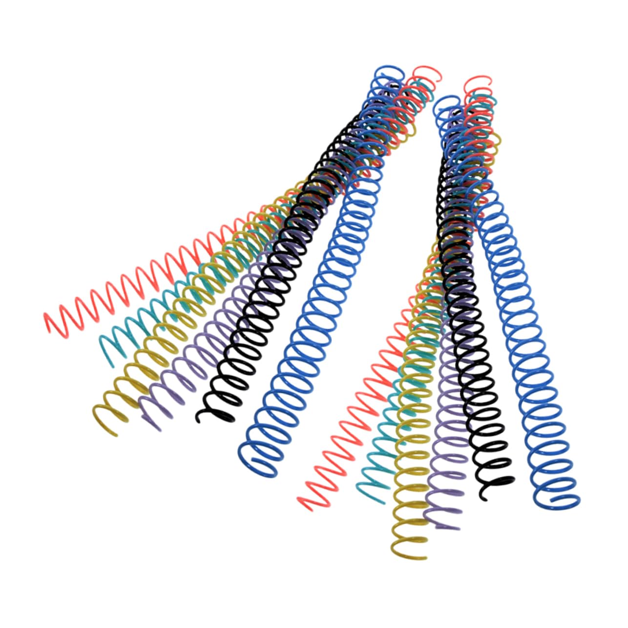OSALADI 4 Set Libro Della Bobina Spirale Legante Spirali Per Rilegatura Di Quaderni Sciolto Anelli Raccoglitori A Fogli Mobili Anelli Per Blocco Note A Fogli Mobili Plastica 12 Pezzi * 4