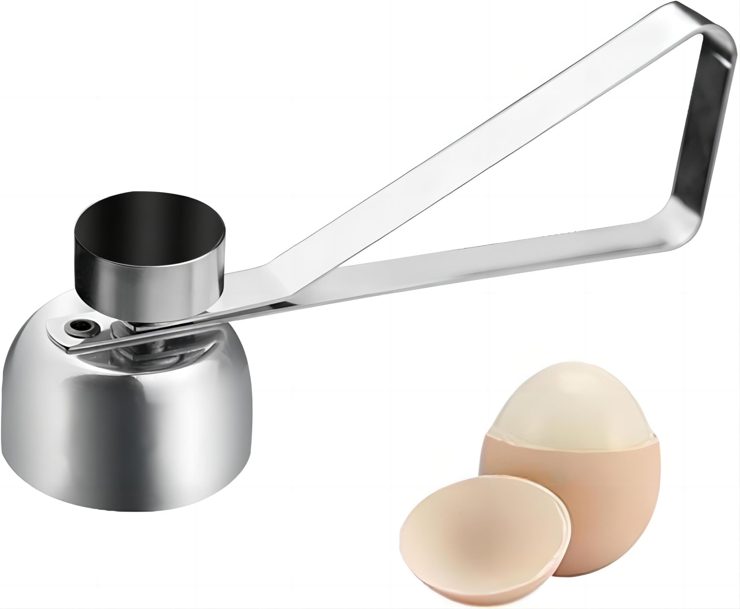 ZZYWWP Stainless Steel Egg Cutter Tool double mouth egg