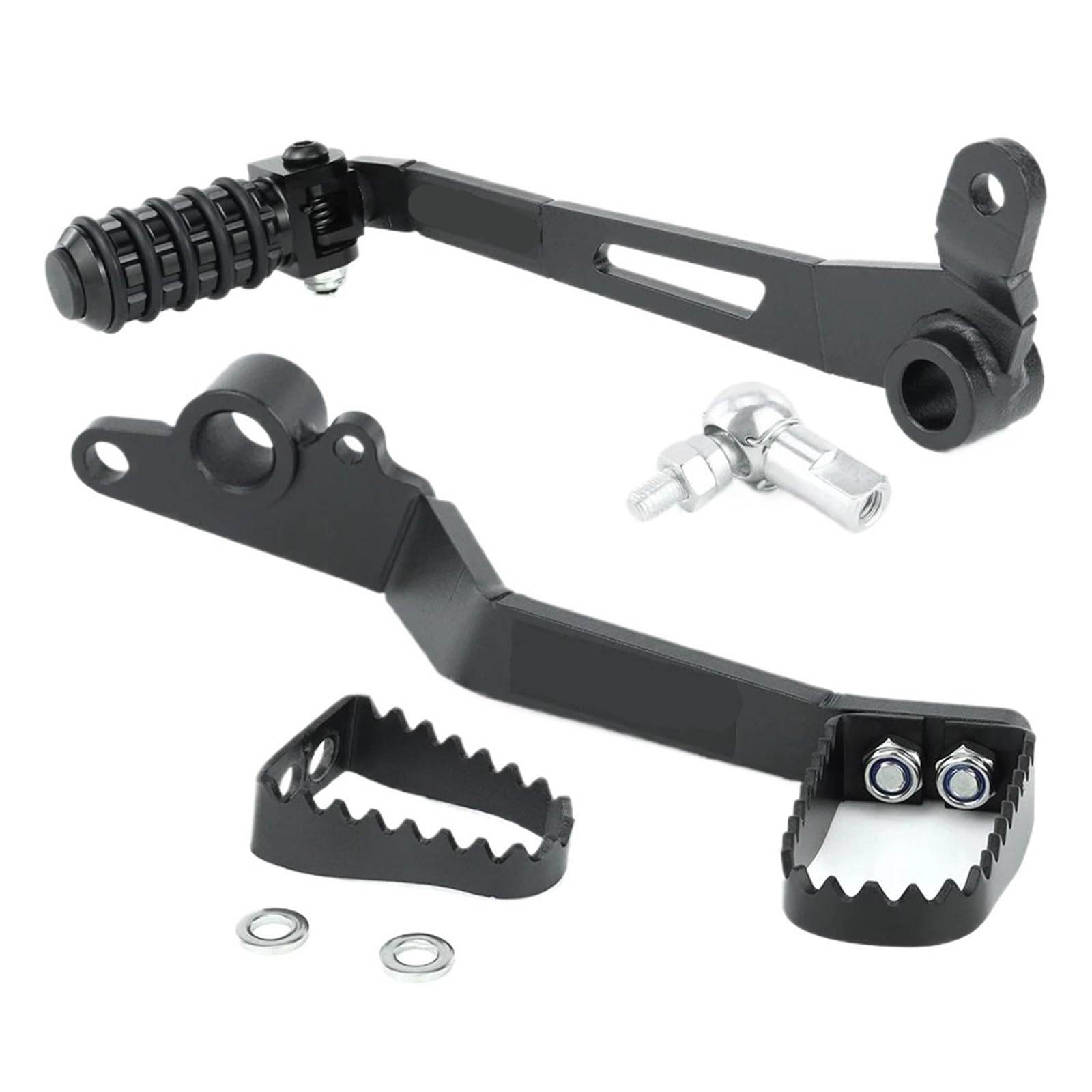 Gconla Full Set Motorcycle Gear Shifter Lever For Ni&Nja 500 Z500 Se 2024 For 400 Z400 Motorcycle Accessories Foldable Brake Pedal Lever Gear Shifter Shift Replacement