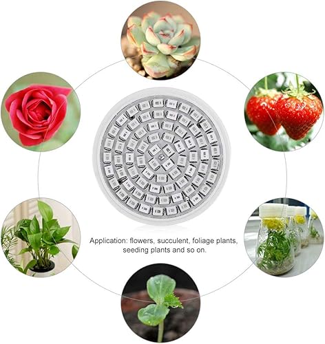 Miniatura 3 de Luces de cultivo para plantas de interior de espectro completo E27 36 W AC220 V 72 LED SMD2835 LED luz de cultivo para plantas de flores hidropónicas