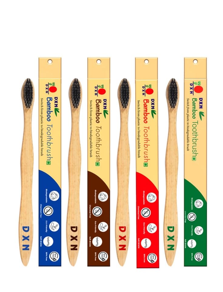 Dxn Bamboo Toothbrush, Pack of 4-image-21