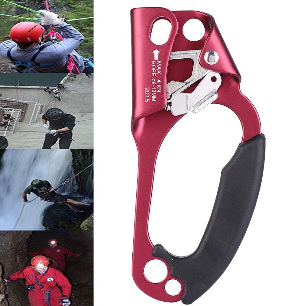 Wspinaczka pionowa aluminiowa Magnesium Protector Protector mocny uchwyt na zewnętrzny alpinera tytanowy