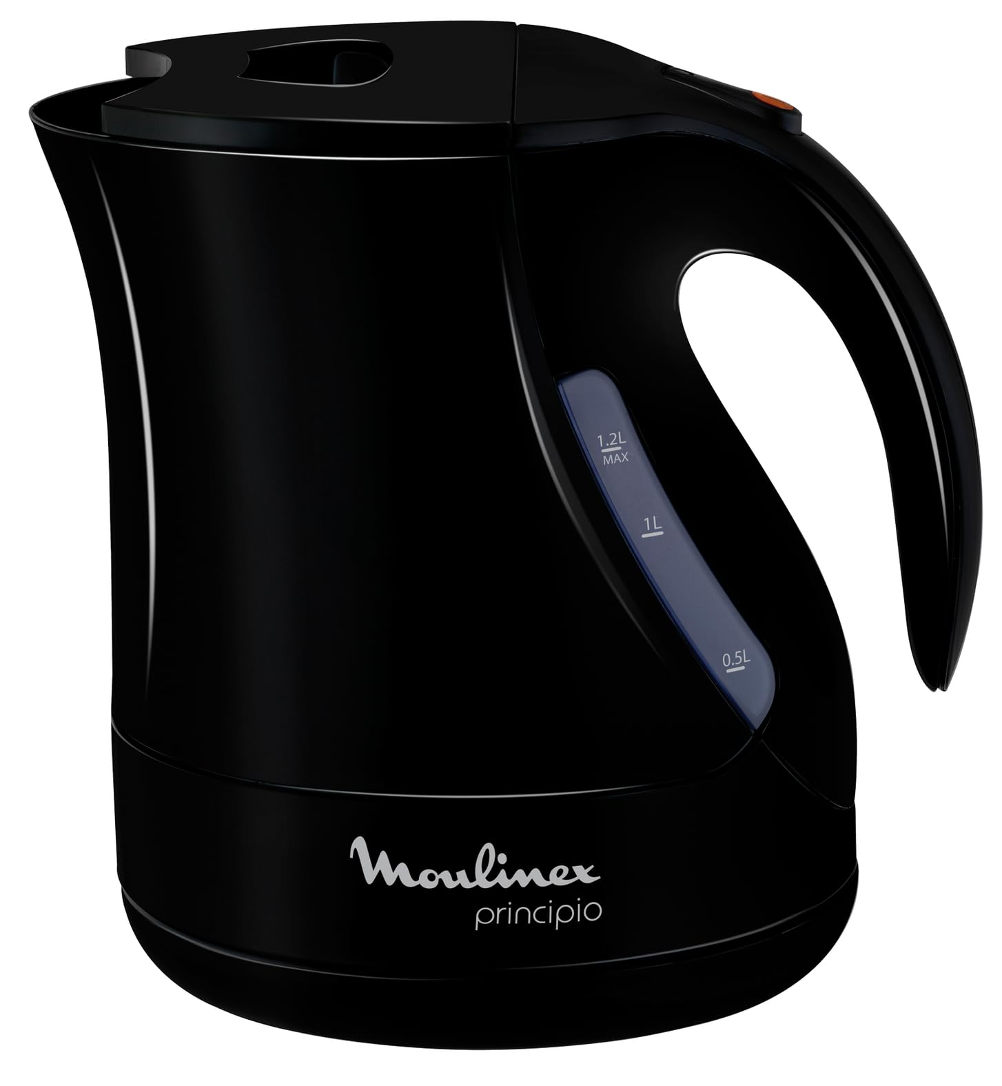 Moulinex BY1078 Kettle, 1.2 L, Removable Limescale Filter, 360° Base, 2,400 W Power, Black