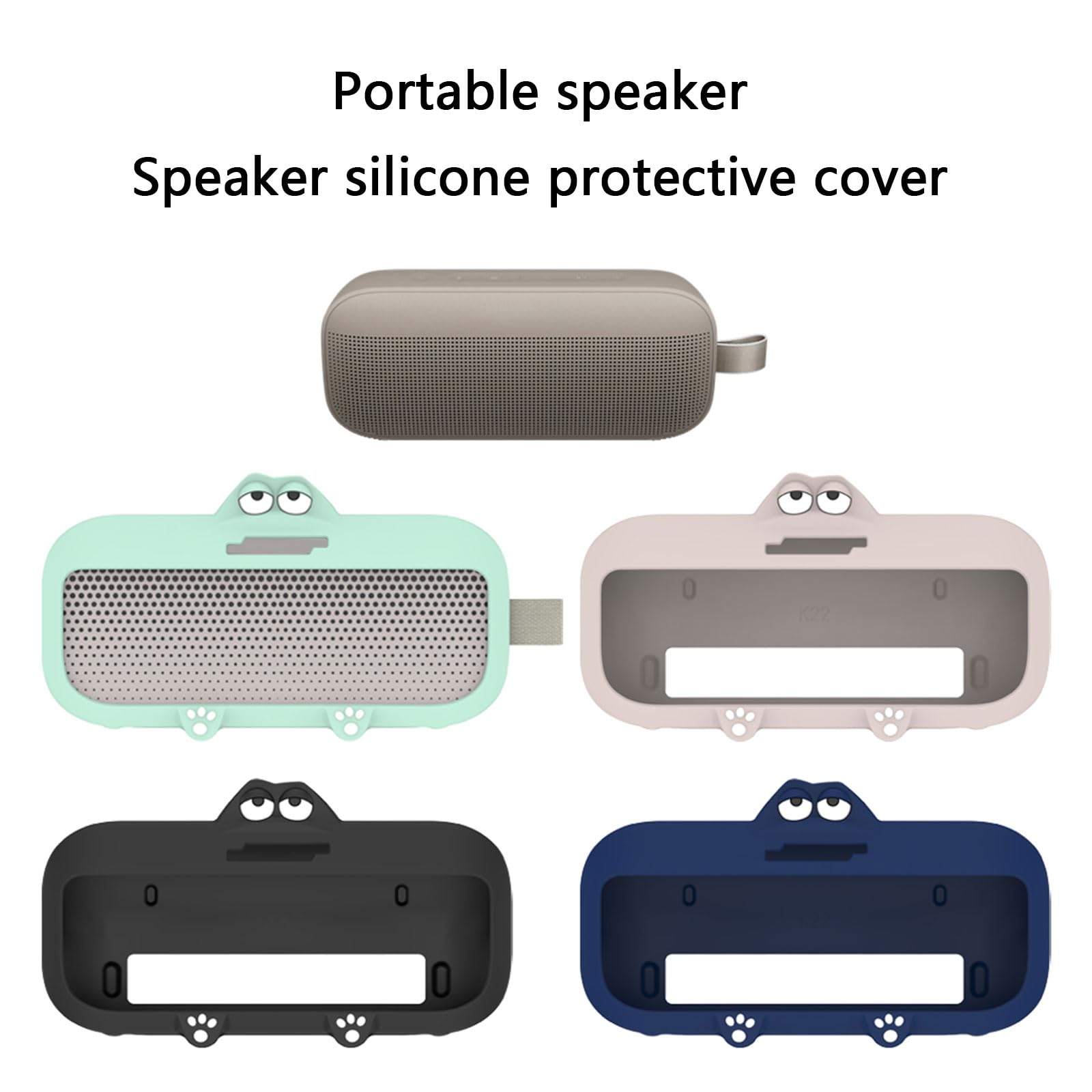 Silicone Speakers Protective Sleeve Speakers Skin Covers Shockproofs AntiDrop Access for 2nd Gen Speakers