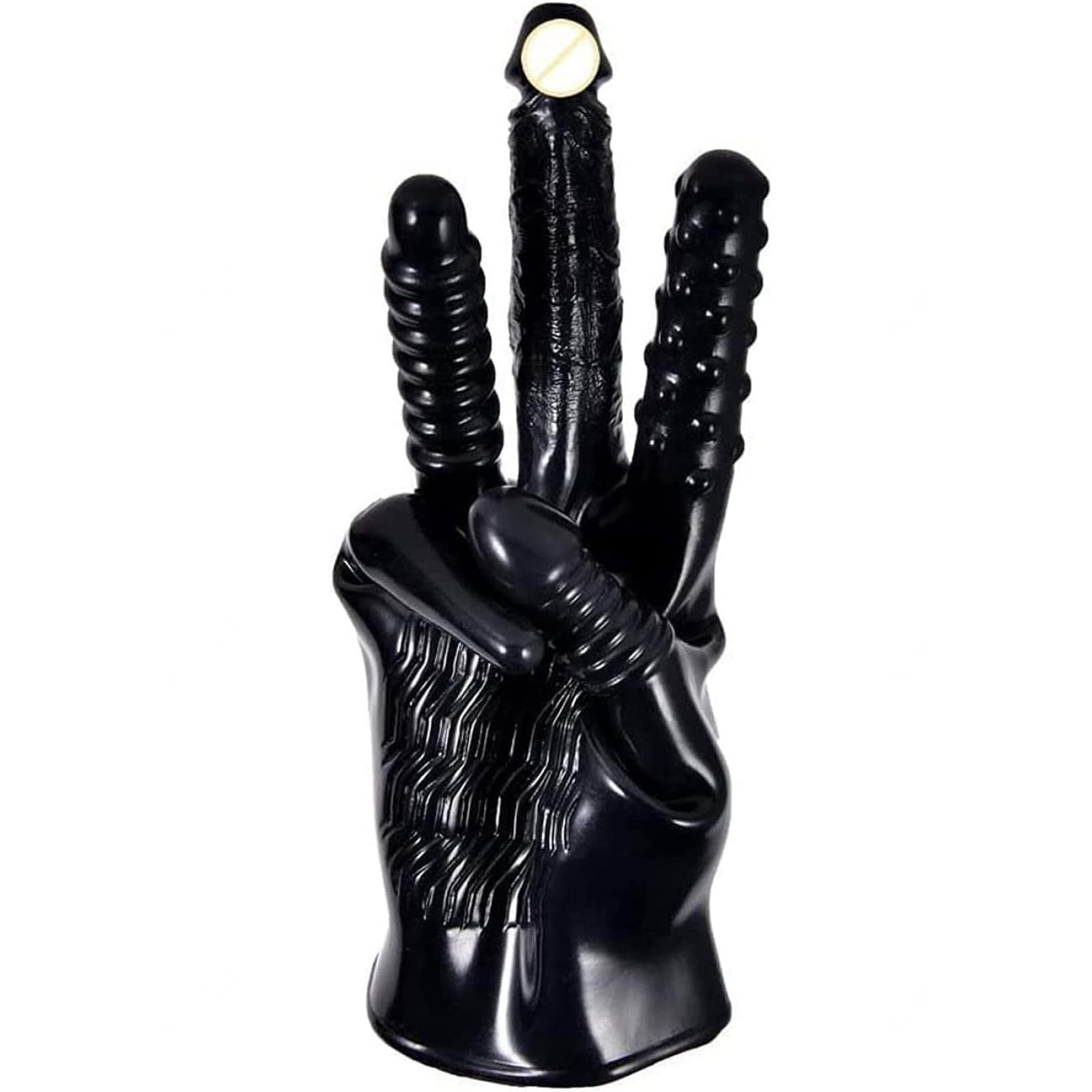 Guantes de Masaje de látex Negro