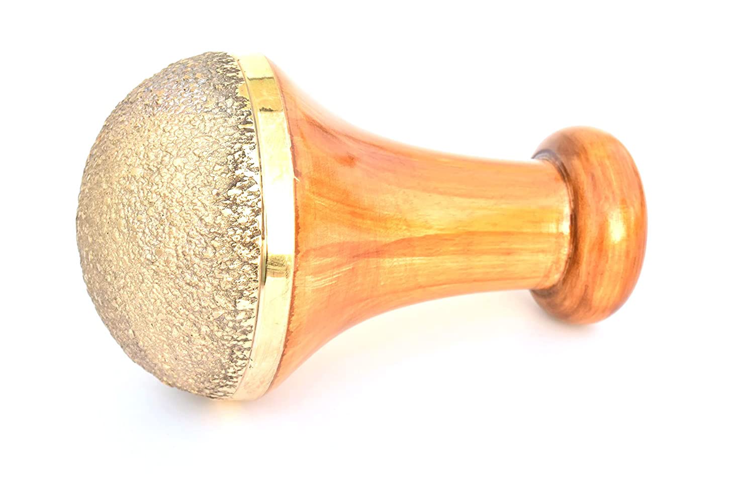 soulvinee Bronze Kansa Natural Vatki Cup, Wooden Handle Ayurvedic Detox Manual Foot Massager for Relaxation and Deep Cleaning Ancient Indian Technique Ayurvedic Vatki Foot Massage, Natural (B0CJ4WHMGF) Amazon Price History, Amazon Price Tracker