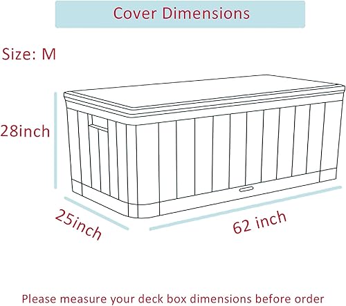 Miniatura 13 de Cubierta Shieldo para caja de cubierta, resistente, poliéster oxford de 600 D, grande, 100 % impermeable