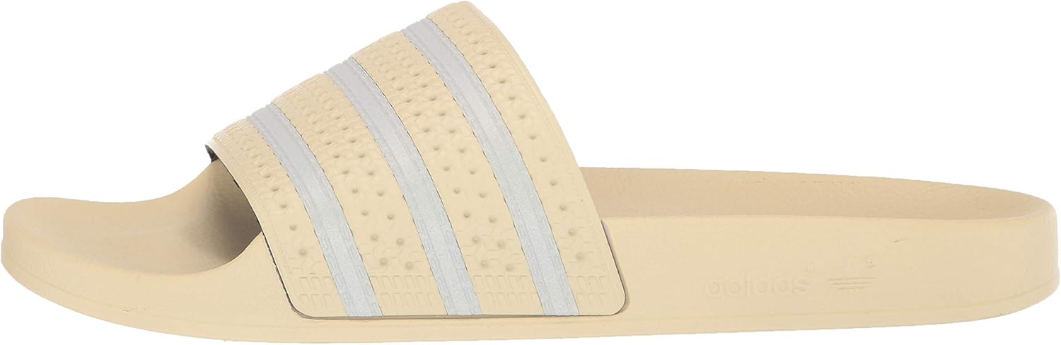 adidas Men's Adilette Slide Sandal 4 Sand/Supplier Colour/Sand