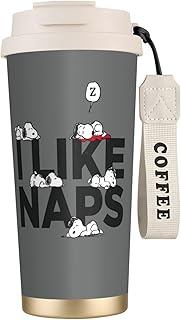 スヌーピー タンブラー 500ml 蓋付き 水筒 マグボトル 真空断熱 多重構造 316ステンレス 保温保冷 直飲み 持ち運び 車 コーヒーカップ 持ち運び おしゃれ ビジネス coffee mug 男女兼用