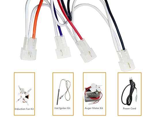 Miniatura 5 de Tablero controlador de termostato digital de repuesto para Pit Boss, compatible con parrillas de pellets de madera Pit Boss, con pantalla LCD,