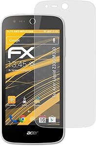atFoliX Screen Protector Compatible with Acer Liquid Z330/M330 Screen Protection Film, Anti-Reflective and Shock-Absorbing FX Protector Film (3X)