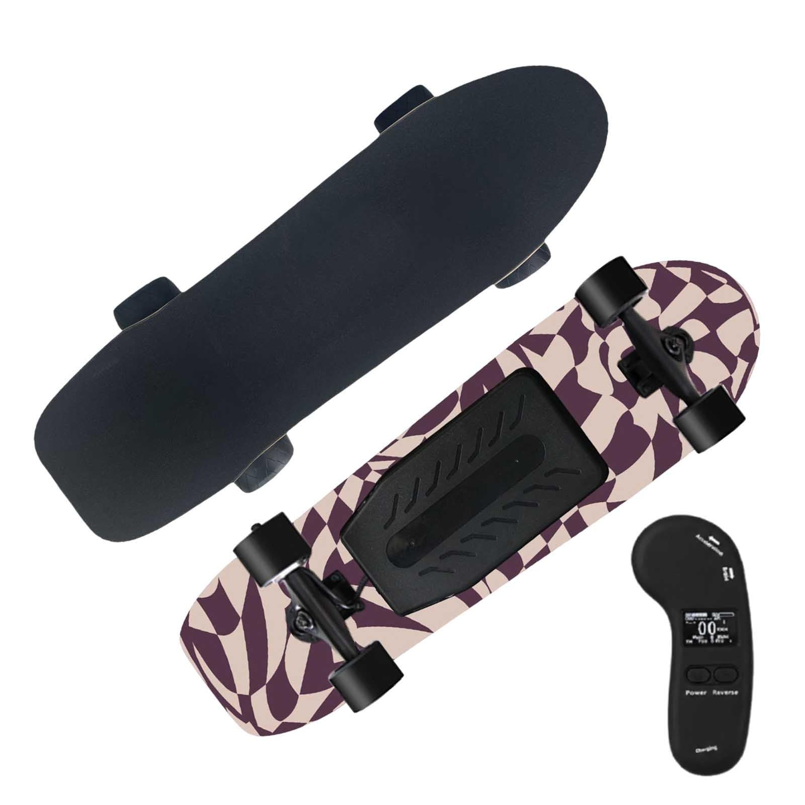 aallwwsso Electric Skateboard With Remote Controller, Adult Electric Longboard Skateboard,24/45 Km/H Top Speed,26/24 Km Range,Ip54 Splash-Resistant Skateboard For Teens And Beginners dualdrive-F