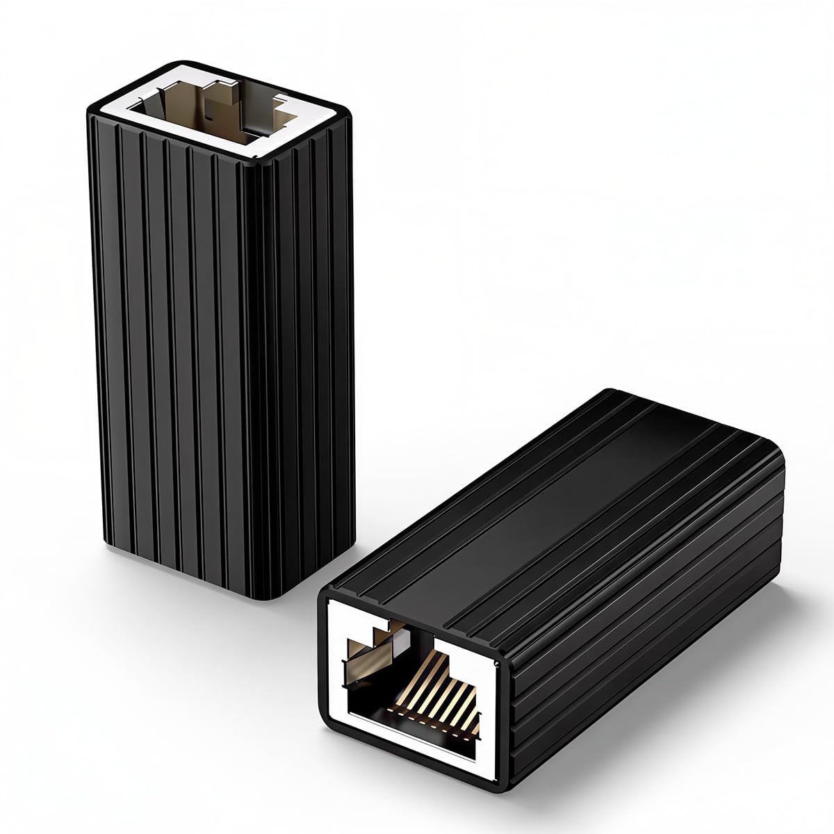 Verilux® RJ45 Ethernet Coupler 10Gbps, Female-to-Female Network Extender for Cat8/Cat7/Cat6/Cat5e Cables, Shielded Aluminum Alloy with Gold-Plated Pins, High-Speed Plug-and-Play Connection-image-16