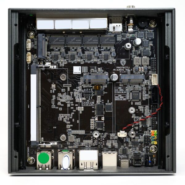 Image of Protectli Vault Pro VP2430-4 Port, Micro Appliance /Mini PC - Intel N150, 4X 2.5G NICs, DDR5 RAM, 32GB eMMC on-Board, M.2 SATA SSD Storage, AES-NI, 16GB RAM, 250GB SSD