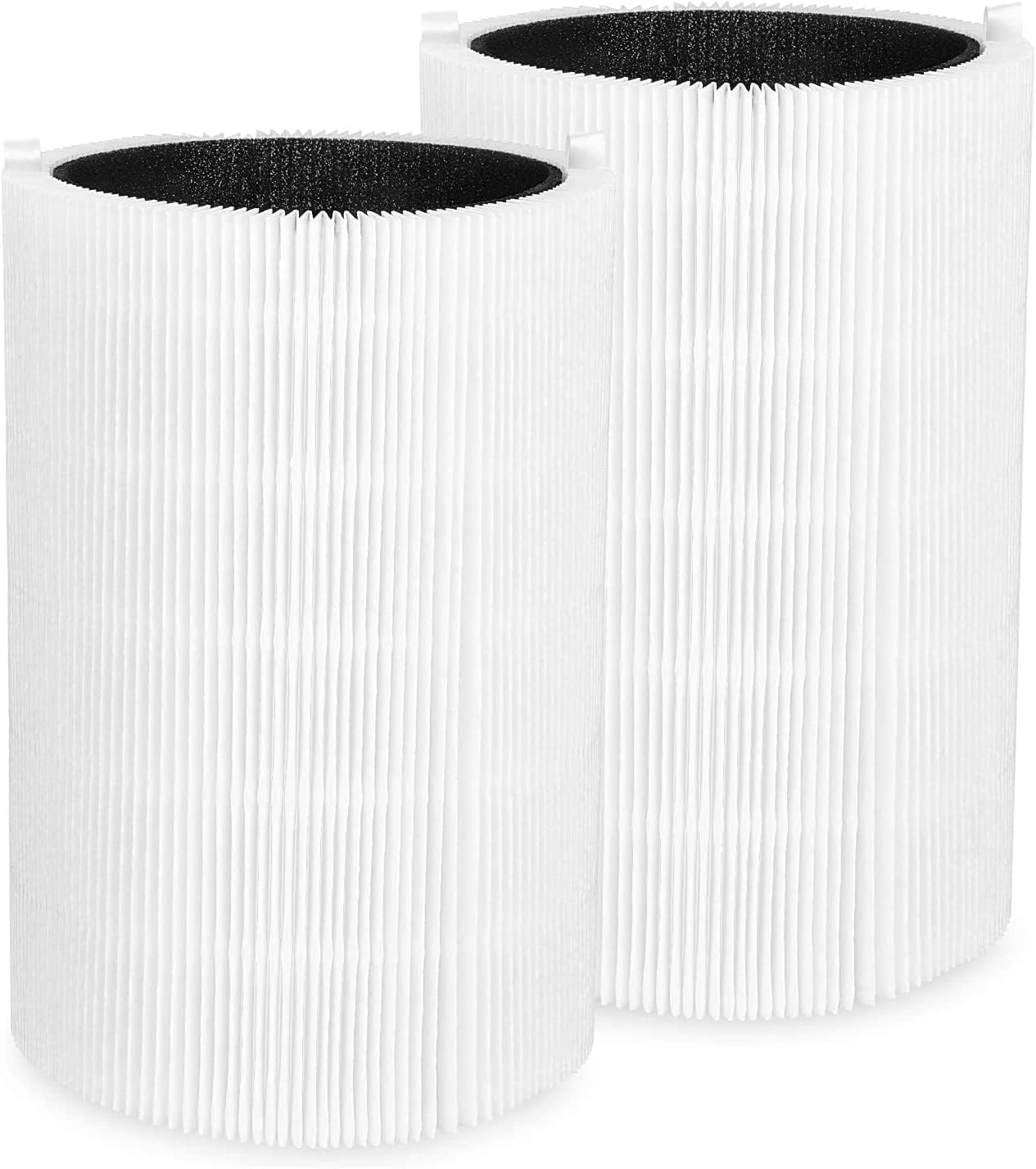 Np Replacement Filters Compatible for Blueair Blue 3210, Pure 411, Pure 411+, Joy S White Air Cleaner Purifier Particle Carbon Filter （2 Pack）