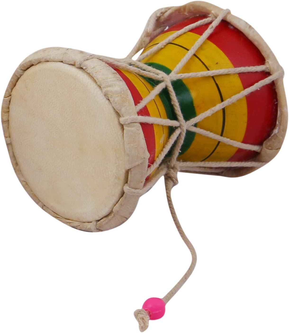 Juarez Nawaab 4 Inch Damru Hand Percussion Handmade Indian Musical Instrument