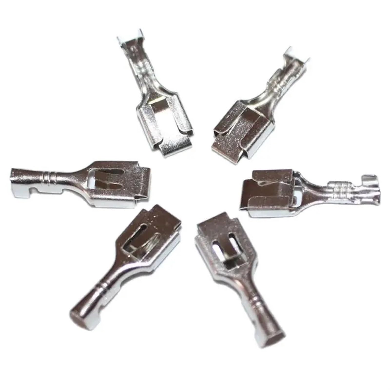 Connecteur de borne à sertir femelle 500 pièces 6,3 mm for voiture/porte-fusible/boîte, etc.