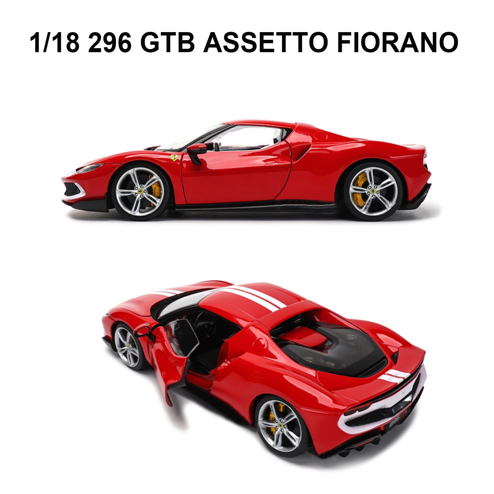 Amazon.com: HTLNUZD Bburago 1/18 2023 Racing Car for Ferrari 296