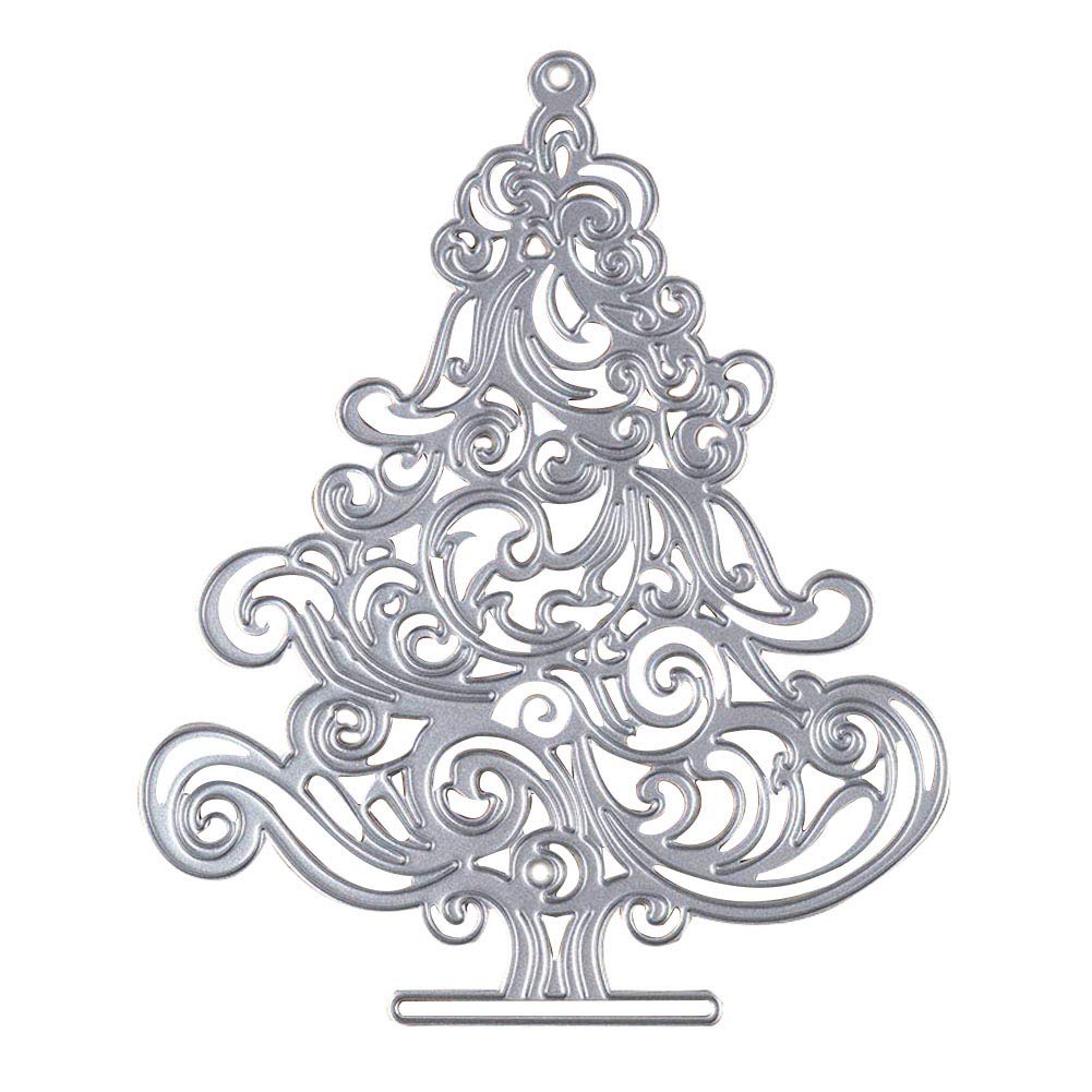 Stampo Per Fustellatura Albero Di Natale Fai Da Te - Matrice In Acciaio Per Scrapbooking E Biglietti Augurali