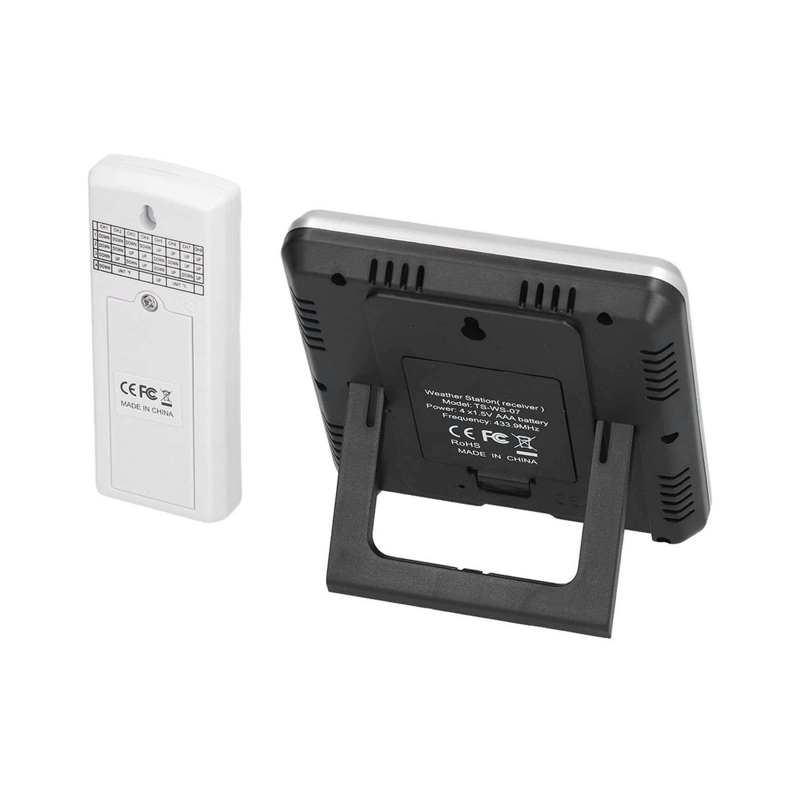 Igrometro digitale per umidità della temperatura per ambienti interni ed esterni con supporto multisensore (TS-WS-07-X1)