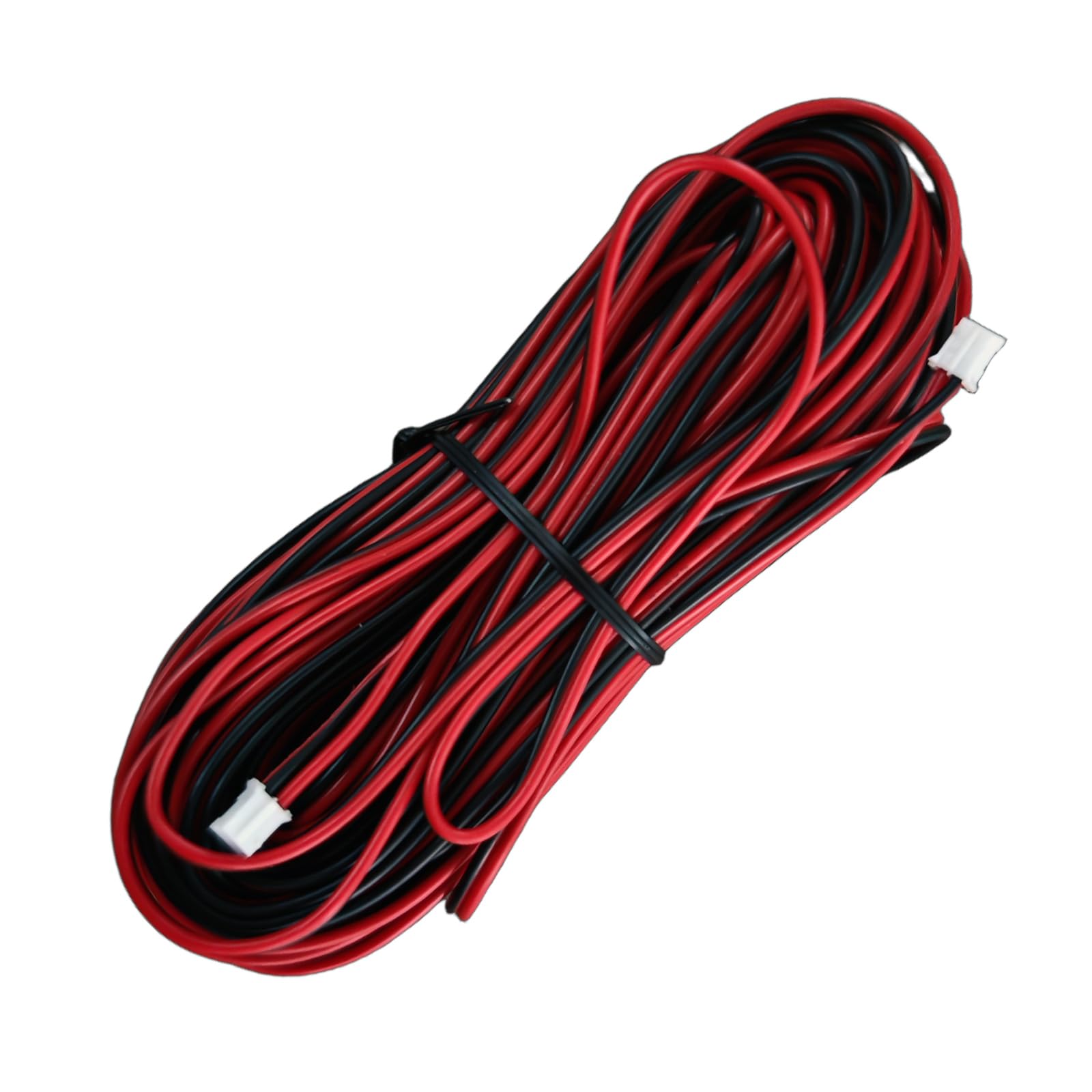 49.2 feet / 15 Meter 22AWG 0.3mm² Electrical Wire 2 Core Black Red Wire Cable for connect video intercom panel and monitor Tinned Copper High Temperature Wear-Resistant Oxidation Resistance