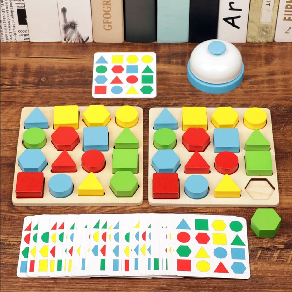 Jeu Correspondance Formes géométriques Bois Montessori