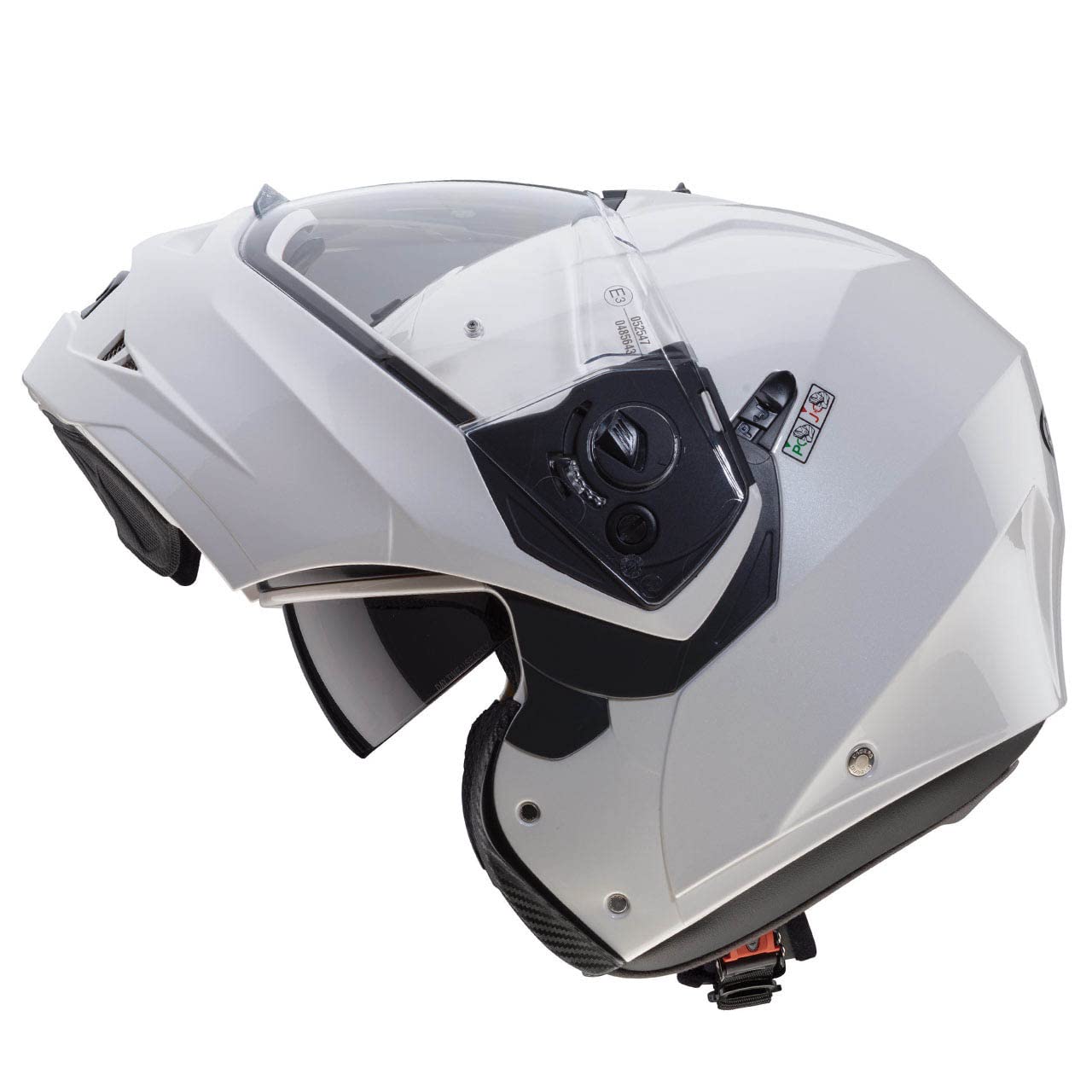 Caberg Duke II Helmet, White Metal, Size XS Automotive